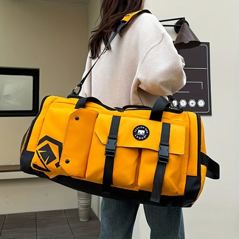 Large Travel Backpack Wet Dry Separation Gym Backpack with Shoe Compartment