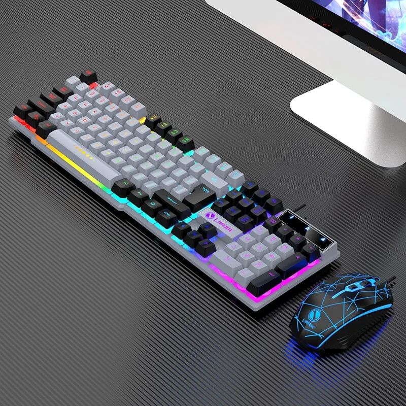 RGB Gaming Keyboard Mouse Combo Wired