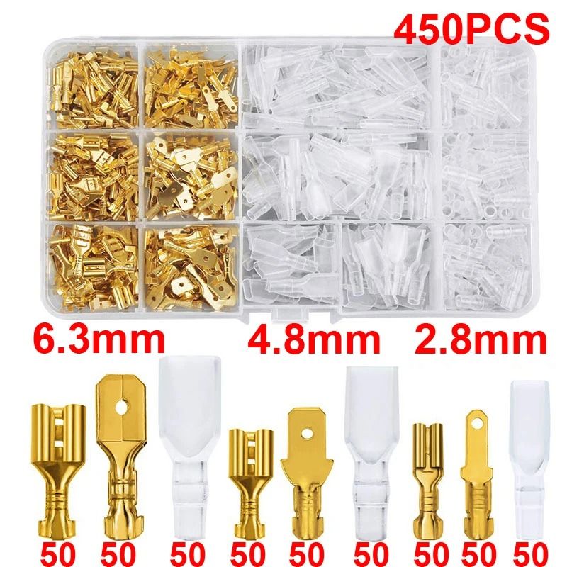 Professional Grade Insulated Spade Terminal Connection Kit