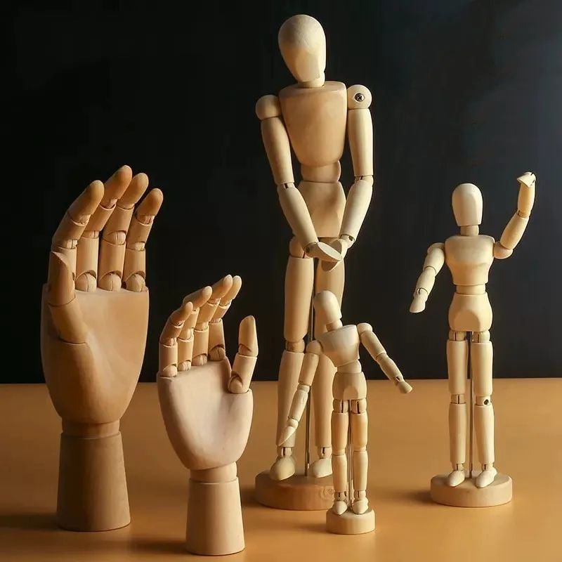 Wooden Artist Mannequin Figure