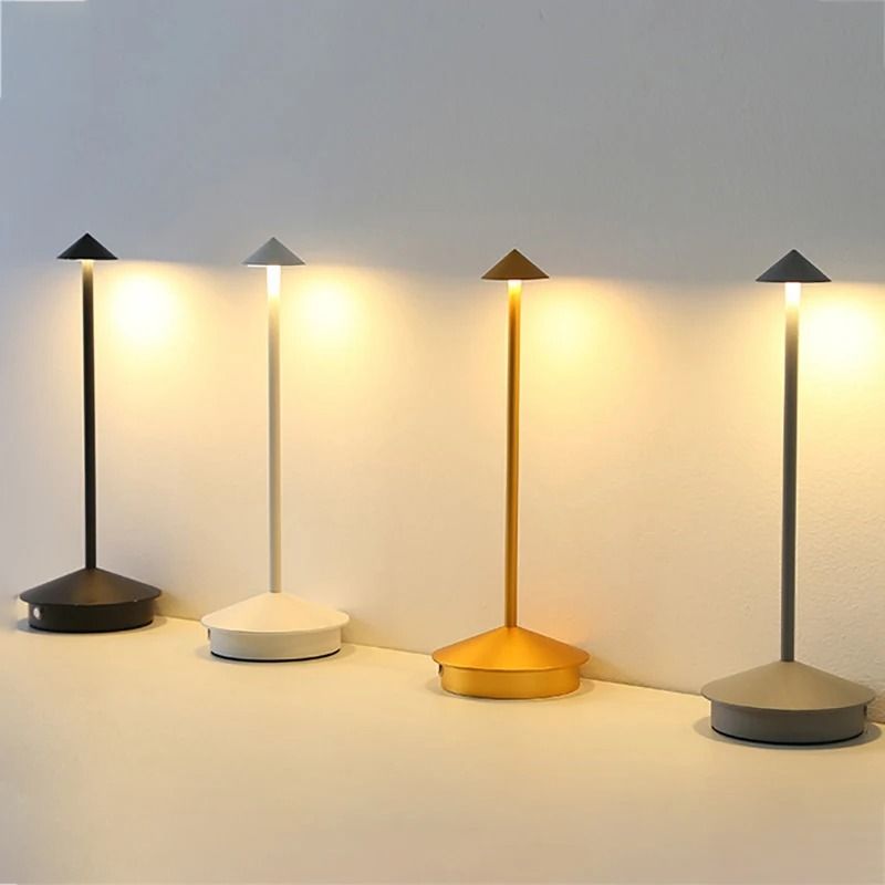 Rechargeable Table LED Lamp Touch Sensor Night Desk Lamp for Restaurant Hotel Bar