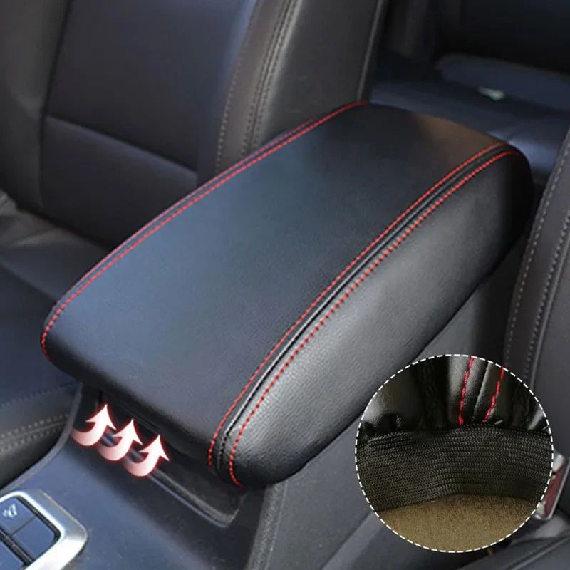 PU Leather Armrest Cover for Hyundai Tucson 2015–2018