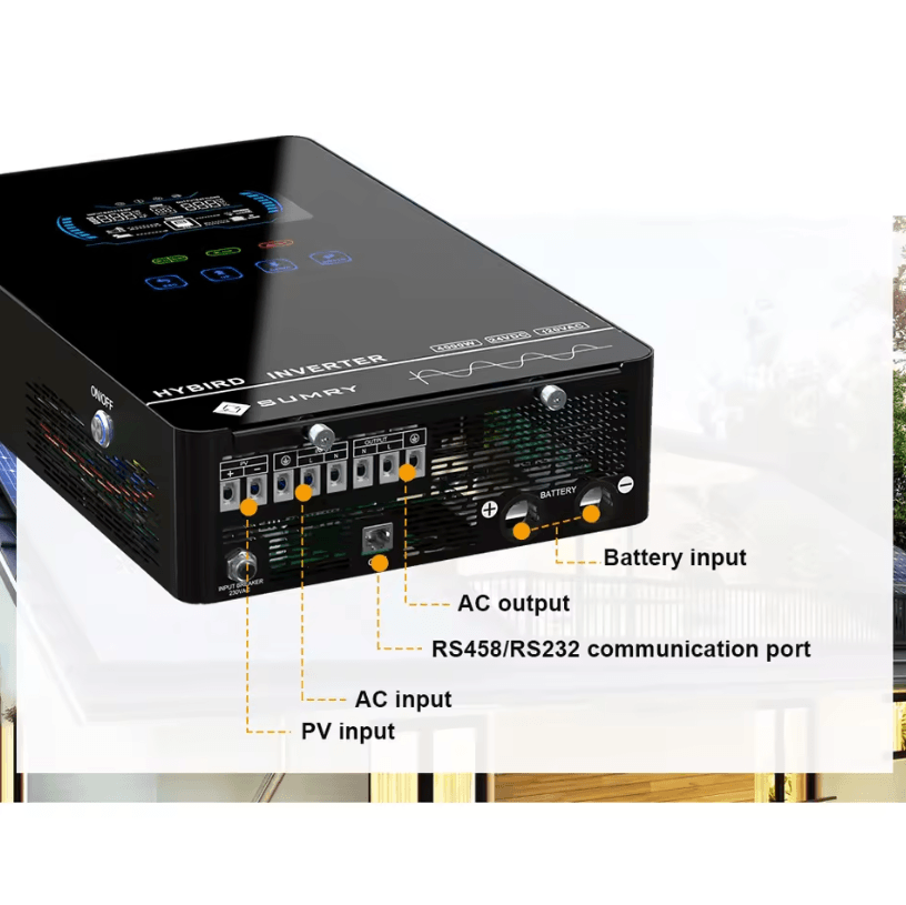 SUMRY 4000W Hybrid Solar Inverter 24V – High-Efficiency Off-Grid Power Solution