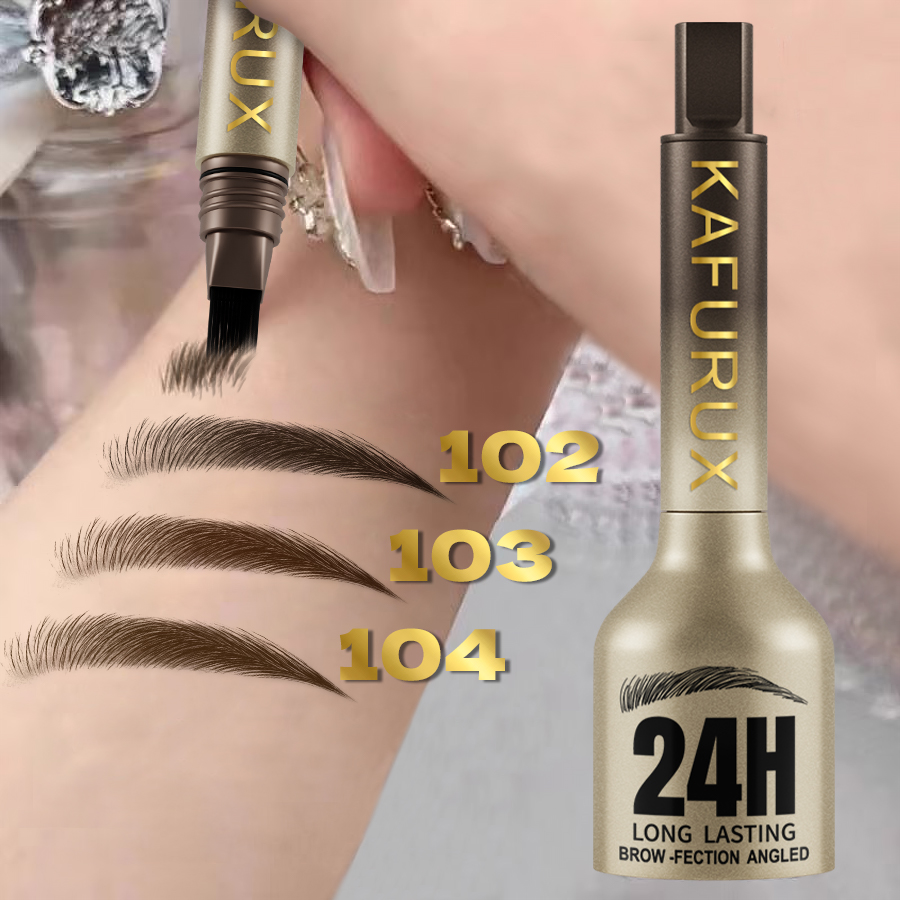 Long Lasting 3D Dye Eyebrow Pencil Anti-smudge Waterproof Large Brush Black Brown Natural Wild Eyebrow Enhancers Cream