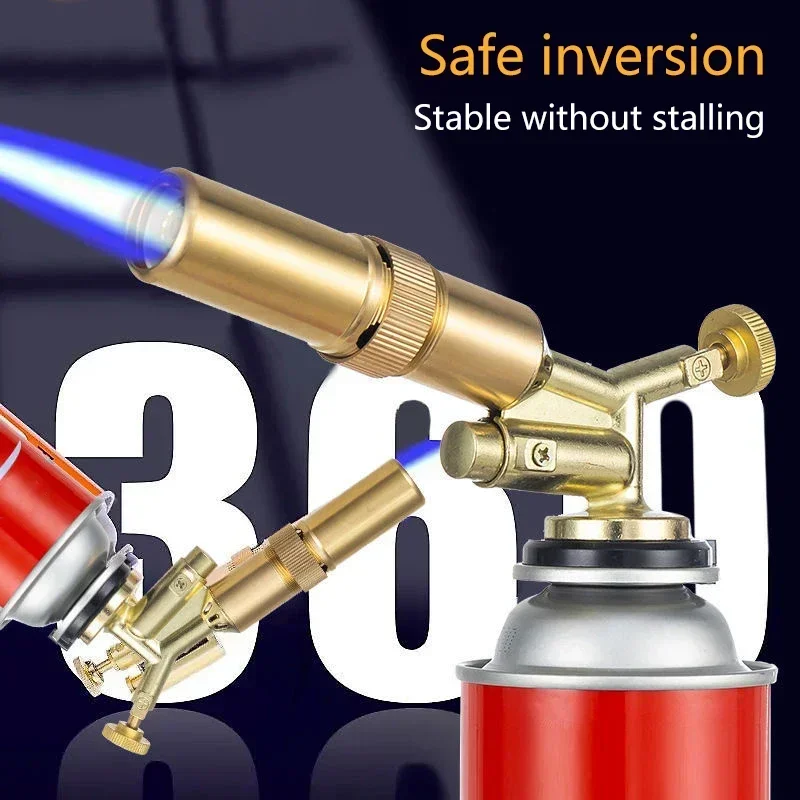 Butane Gas Torch with Adjustable Flame for Cooking, BBQ & Outdoor Welding