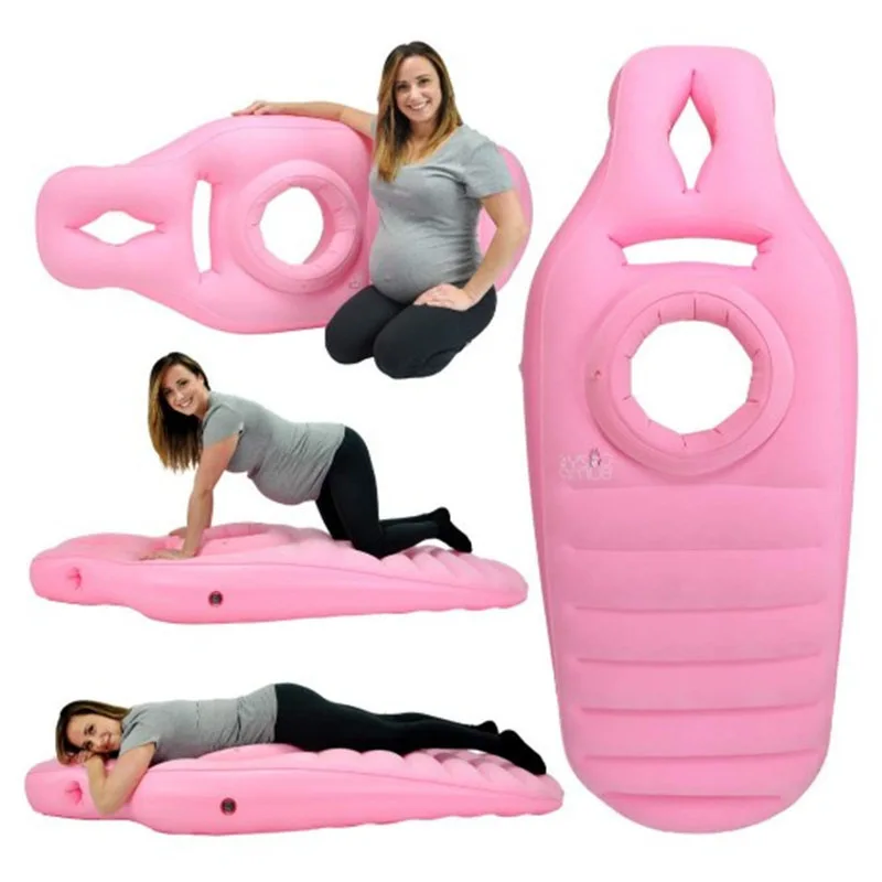 Maternity Body Bed Pillow, Inflatable Pregnancy Yoga Mat, Inflatable Mat Mattress for Pregnant Women, Comfortable Sleep
