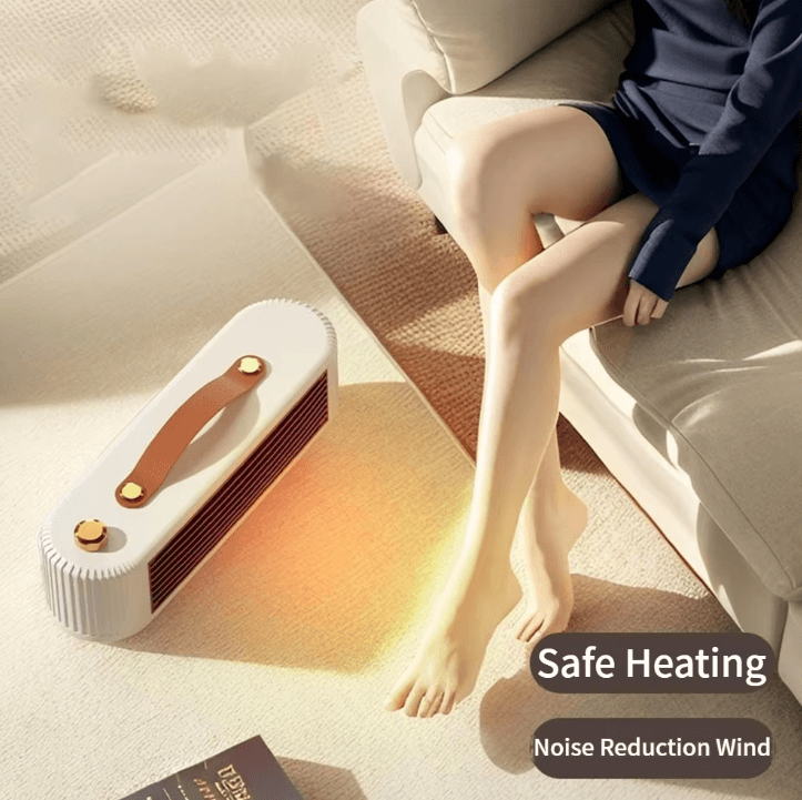 Compact PTC Ceramic Tabletop Space Heater – Portable Fast Heating Electric Heater for Desk & Home
