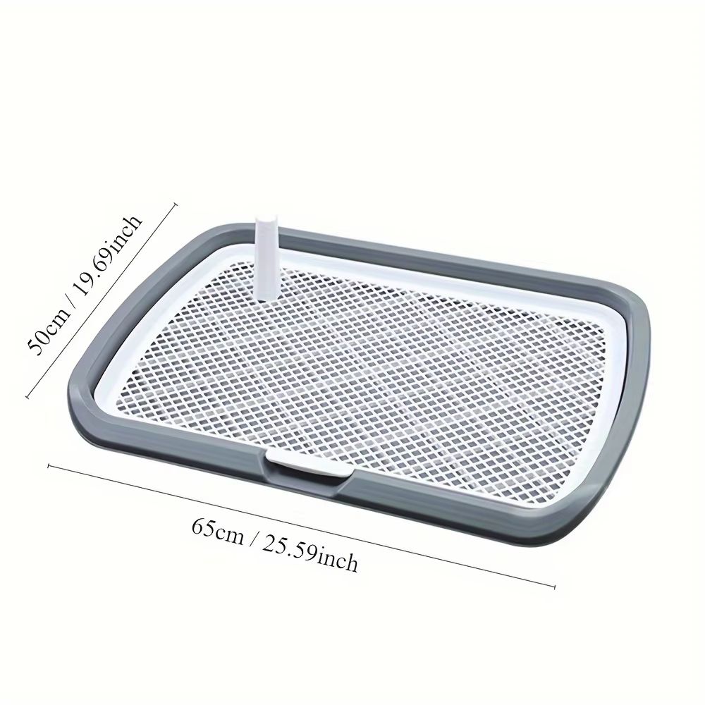 Reusable Dog Potty Training Toilet with Removable Grid Tray – Hygienic Indoor Pee Pad Holder for Pets