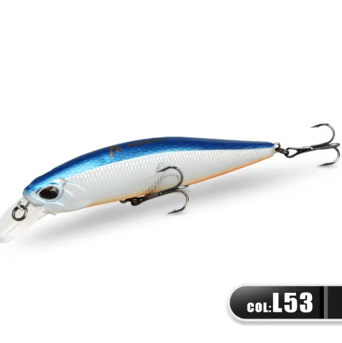 MEREDITH Jerk Minnow 100F Floating Fishing Lure Professional Hard Bait Wobbler 0.8 1.0 m