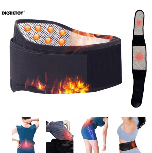 Self Heating Warm Waist Belt Adjustable Lower Back Support and Protective Waist Wrap