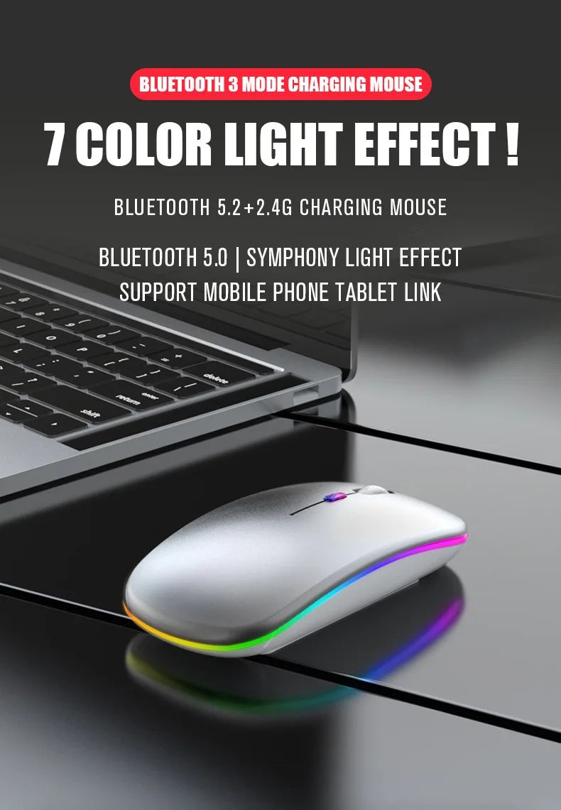 Rechargeable Wireless Bluetooth Mouse
