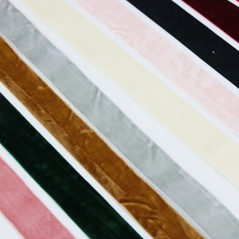 10-Meter Velvet Ribbon Roll | Professional 0.39 in Christmas Lace & Gift Wrapping Decoration