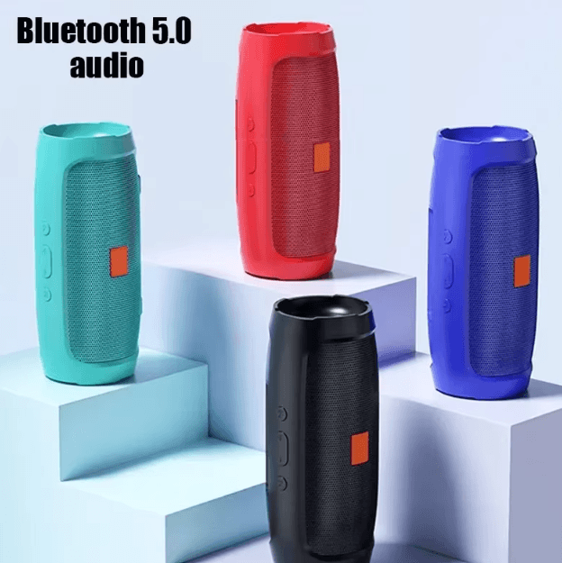 Portable Bluetooth Speaker with Subwoofer Waterproof Stereo Sound Wireless Outdoor Speaker with FM & TF