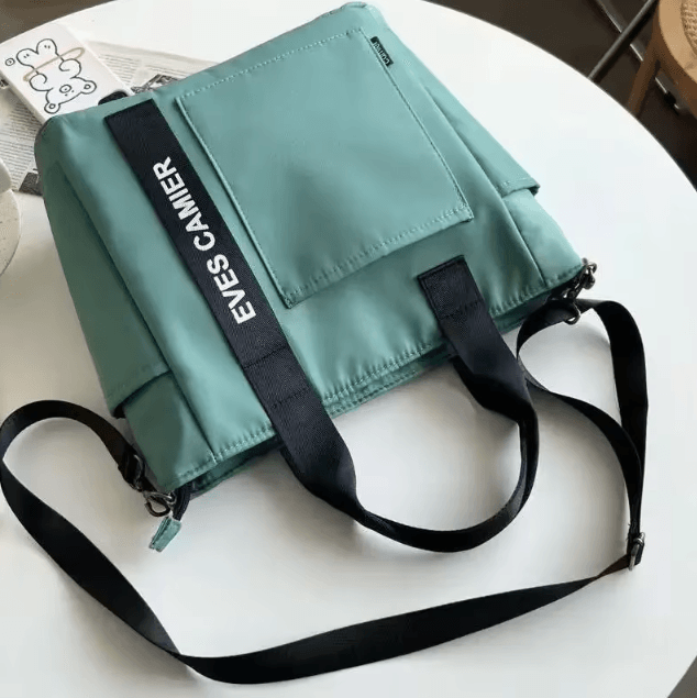 Casual Large Capacity Waterproof Nylon Tote Shoulder Bag Fashion Messenger Handbag