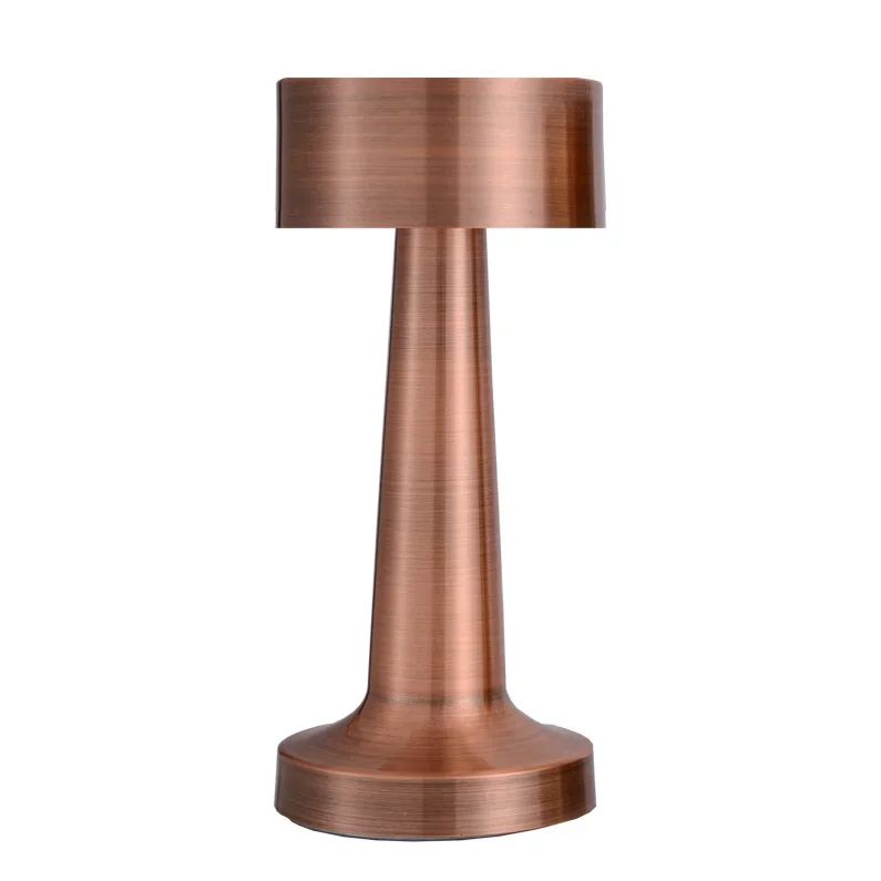 Rechargeable LED Bar Table Lamp – Gold Touch Dimmable Wireless Night Light