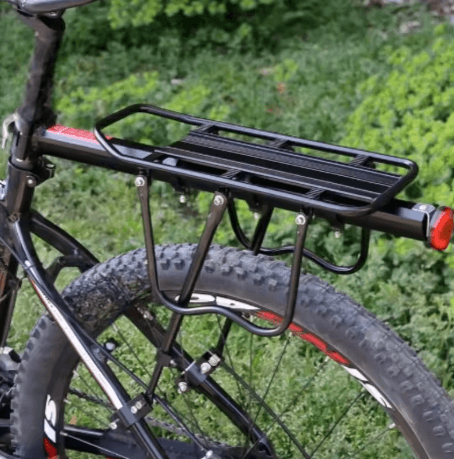 Adjustable Bike Luggage Rack Quick Release Rear Seat Rack with Reflective Plate