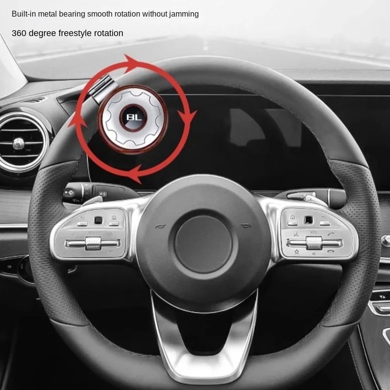 Car Steering Wheel Booster Knob with Spinner Handle Universal Fit