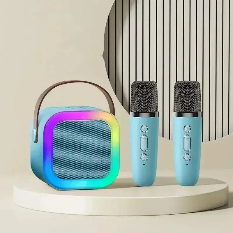 K12 Bluetooth Karaoke Speaker Mini Wireless Sound System with Microphone