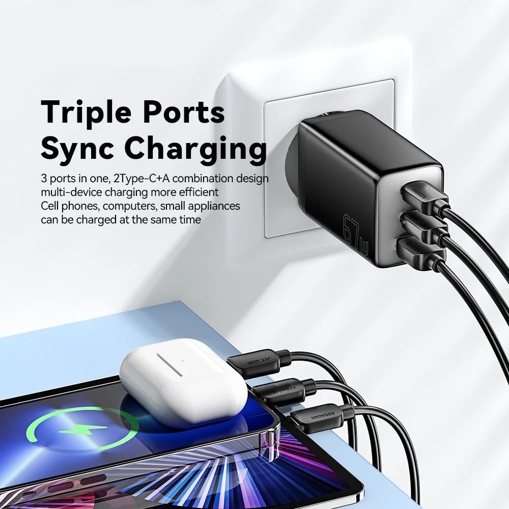 Industrial-Grade 67W GaN Ultra-Fast USB-C Charger