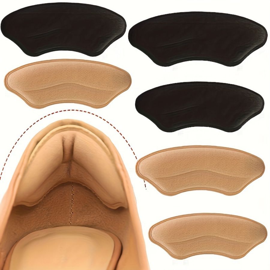 Heel Pads for Too Big Shoes Self Adhesive Heel Protectors Heel Inserts Improve Shoe Fit and Comfort.