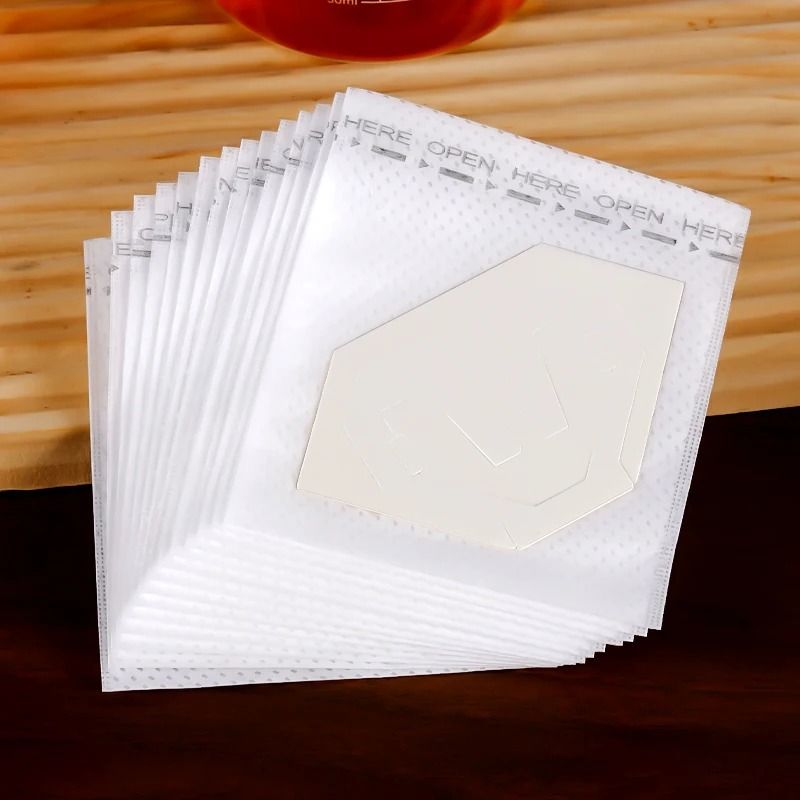 Eco-Friendly Hanging Ear Coffee Filter Bags – Disposable Portable Drip Bags for Cold Brew and Pour Over