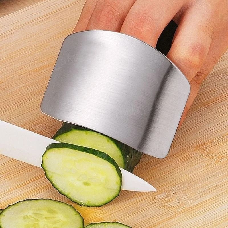Stainless Steel Adjustable Finger Guard & Safety Cutting Shield