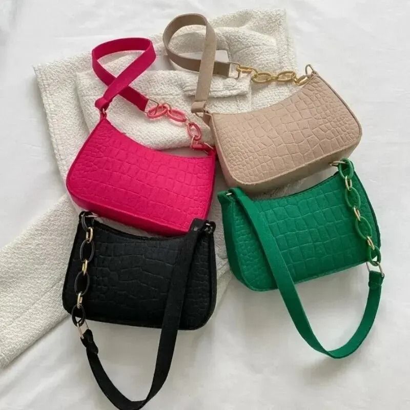 Retro Small Square Shoulder And Handheld Bag For Women