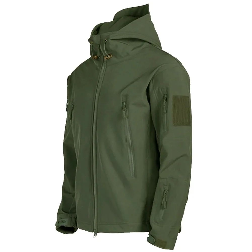 TRAF Shark Skin Tactical Jacket Windproof Waterproof Hooded Coat