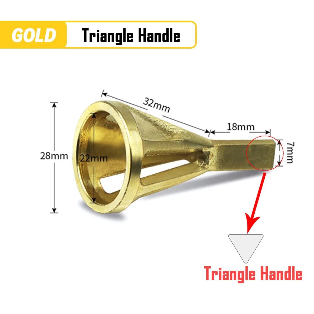 6-Flute External Deburring Chamfer Tool Drill Bit – Hex/Triangle Shank Metal Trimming & Screw Burr Remover