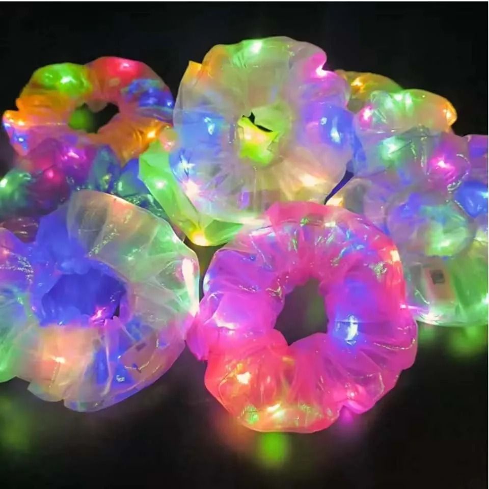 LED Light Up Hair Scrunchies