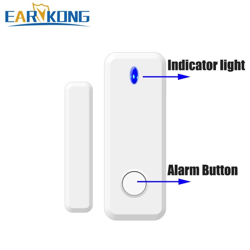 433MHz Wireless Door Window Sensor EV1527 for Smart Home Alarm Systems G03 G12 G30 G50 G60