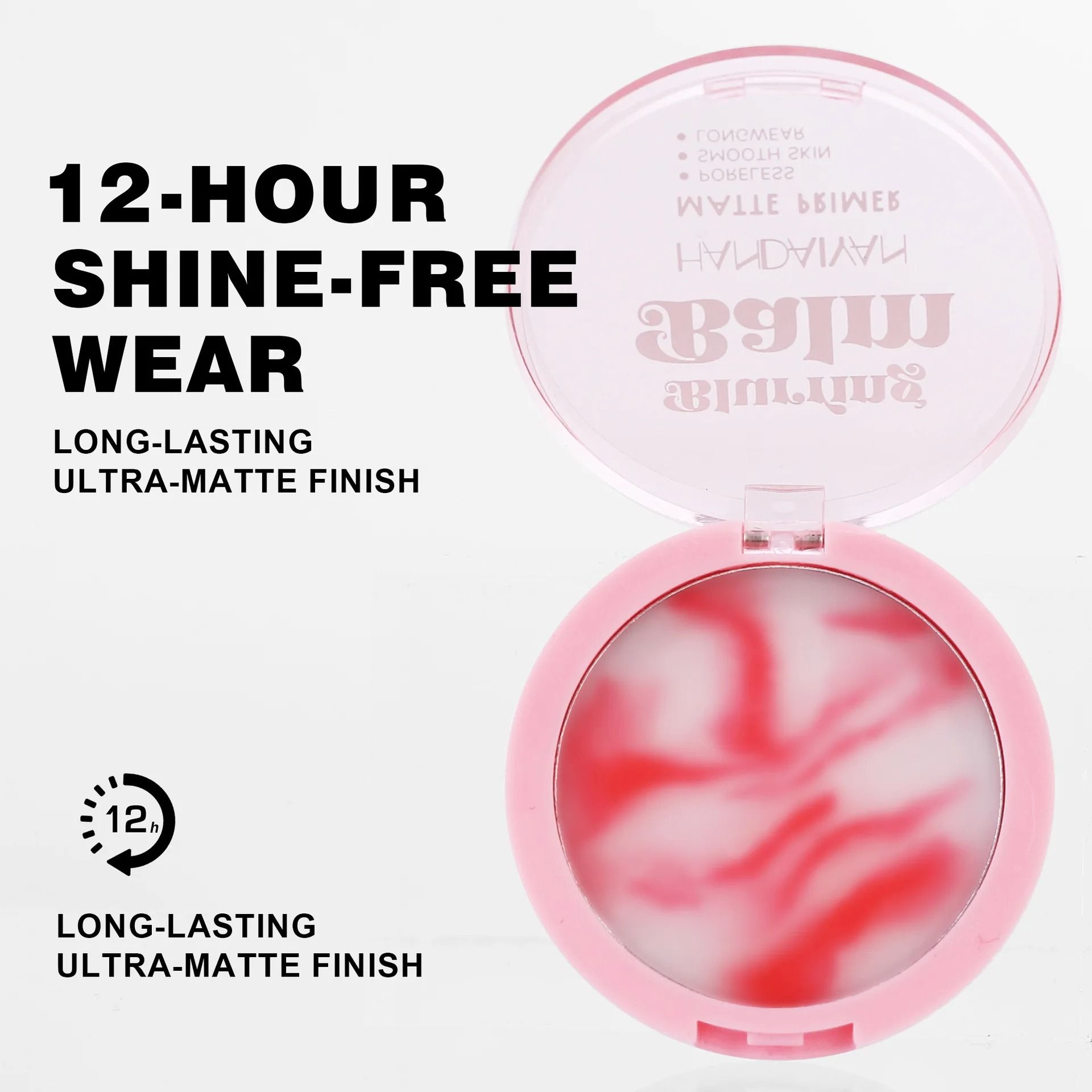 Loose Face Powder with Puff Oil Control Matte Waterproof Finish