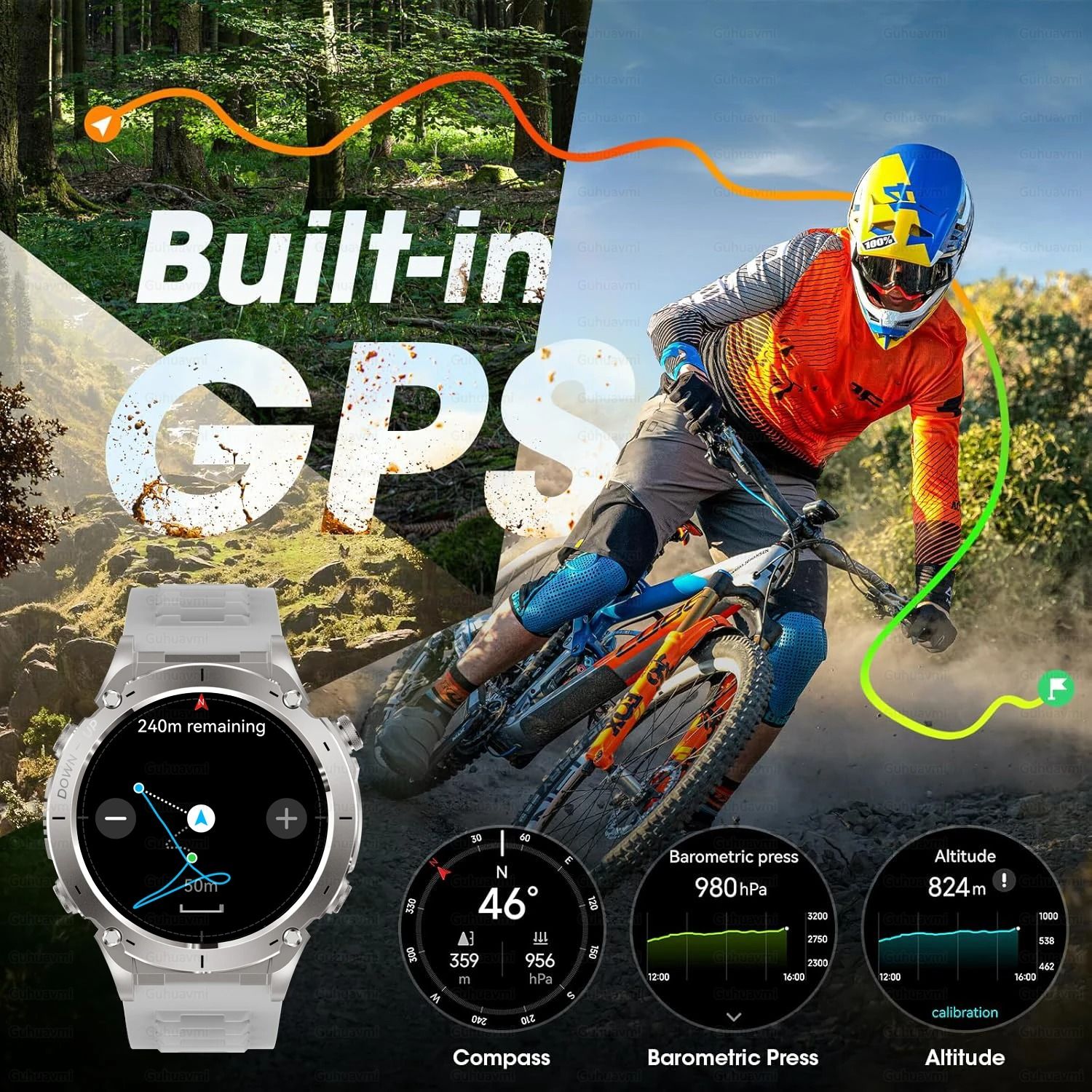 Genuine Stratos 4 GPS Smartwatch | 1.43