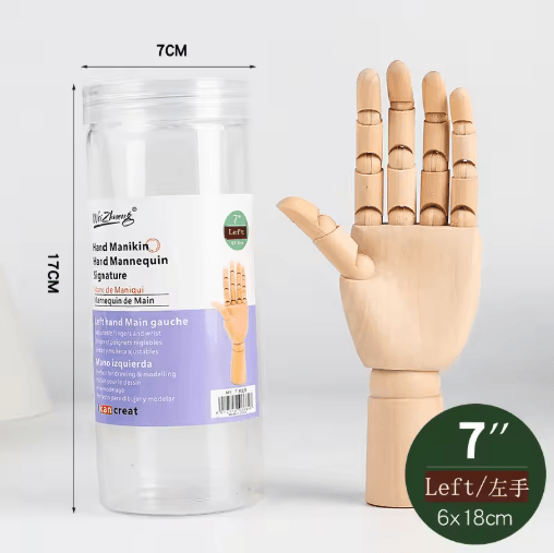 Wooden Artist Mannequin Set – Adjustable Drawing Mannequin Model with Gift Box