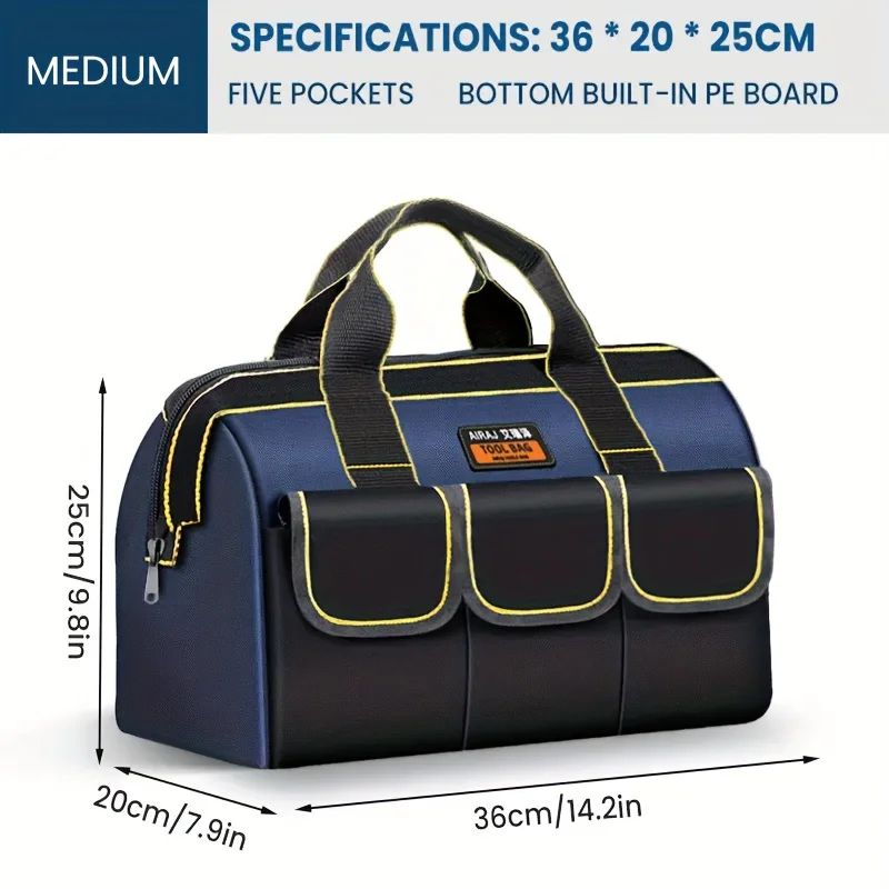 AIRAJ Large Waterproof Multifunctional Tool Bag with High Capacity