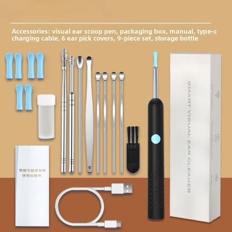 Smart Visual Ear Sticks Otoscope – Mini Camera Ear Wax Removal & Health Care Tool
