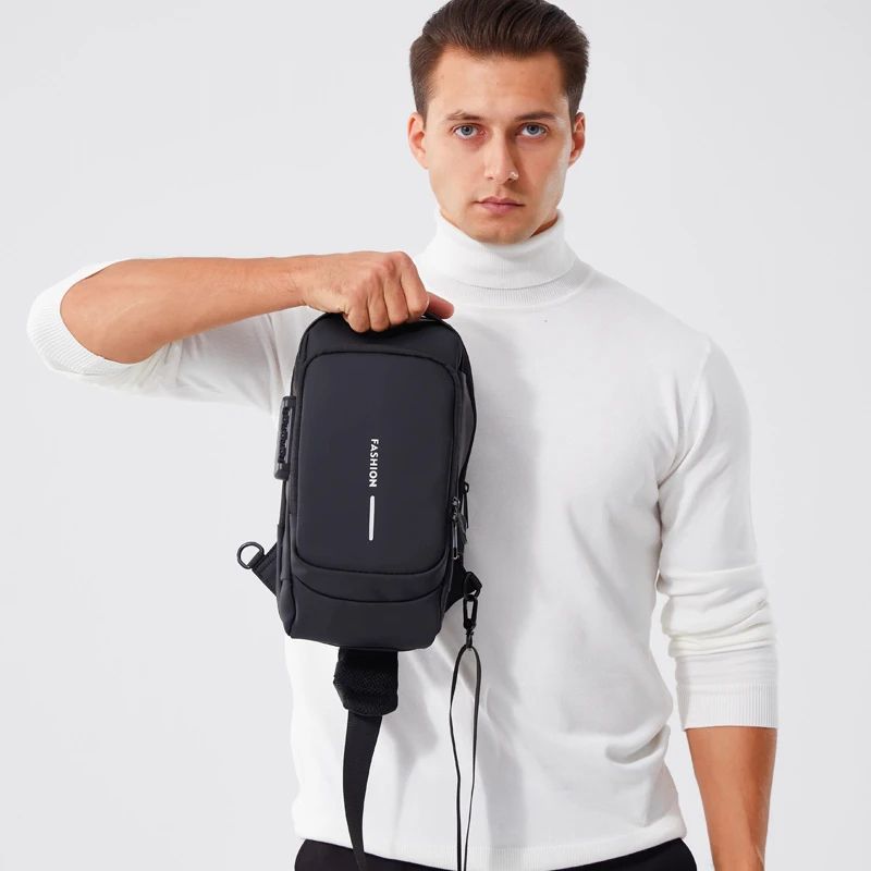 Men Anti Theft Crossbody Chest Bag