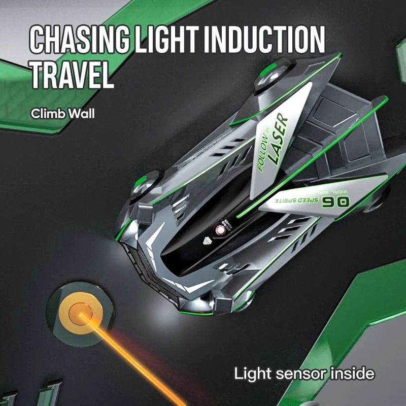 Wall Climbing RC Car Light Chasing Remote Control Anti Gravity Racing Toy