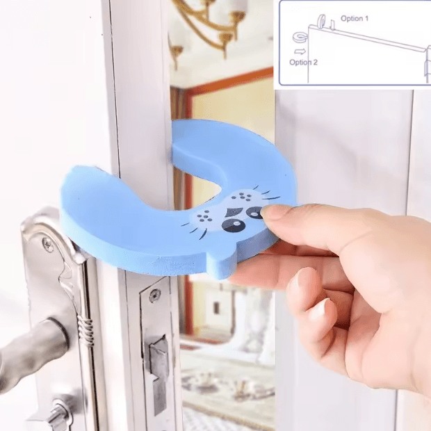 Cute Animal Baby Door Stopper – Anti-Pinch Finger Protector Child Safety Guard