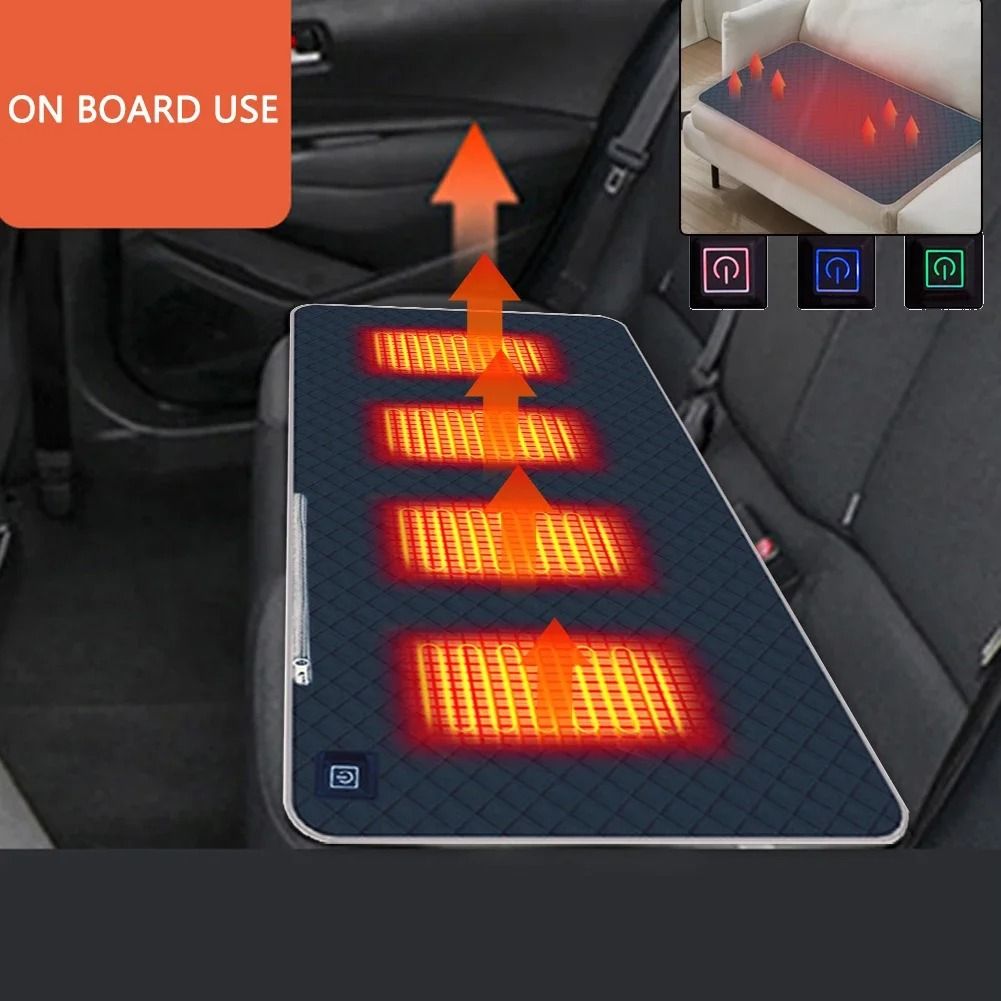 Portable USB Heated Cushion with Adjustable Temperature
