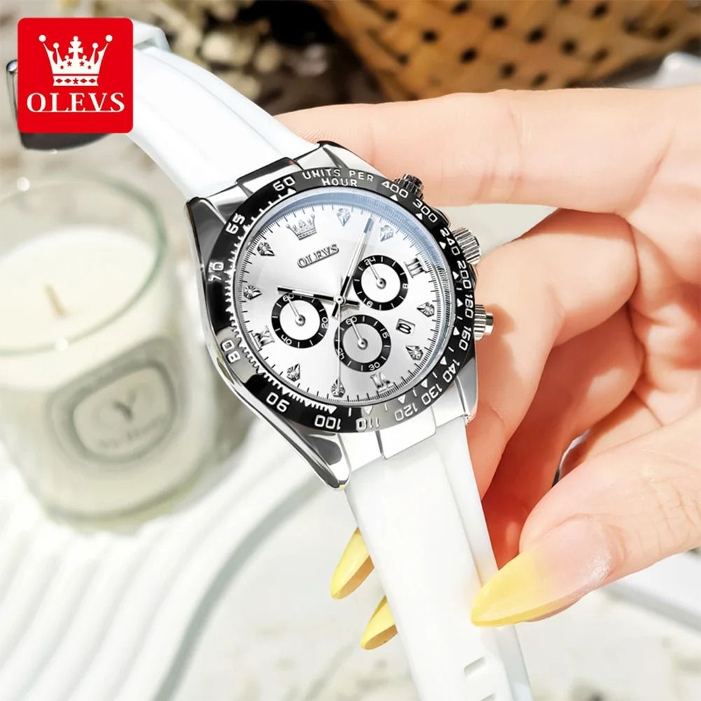 Womens Luxury Quartz Watch with Date and Luminous Display