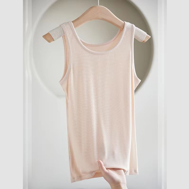Women's Seamless Slimming Sleeveless Vest Summer Thin Inner Top