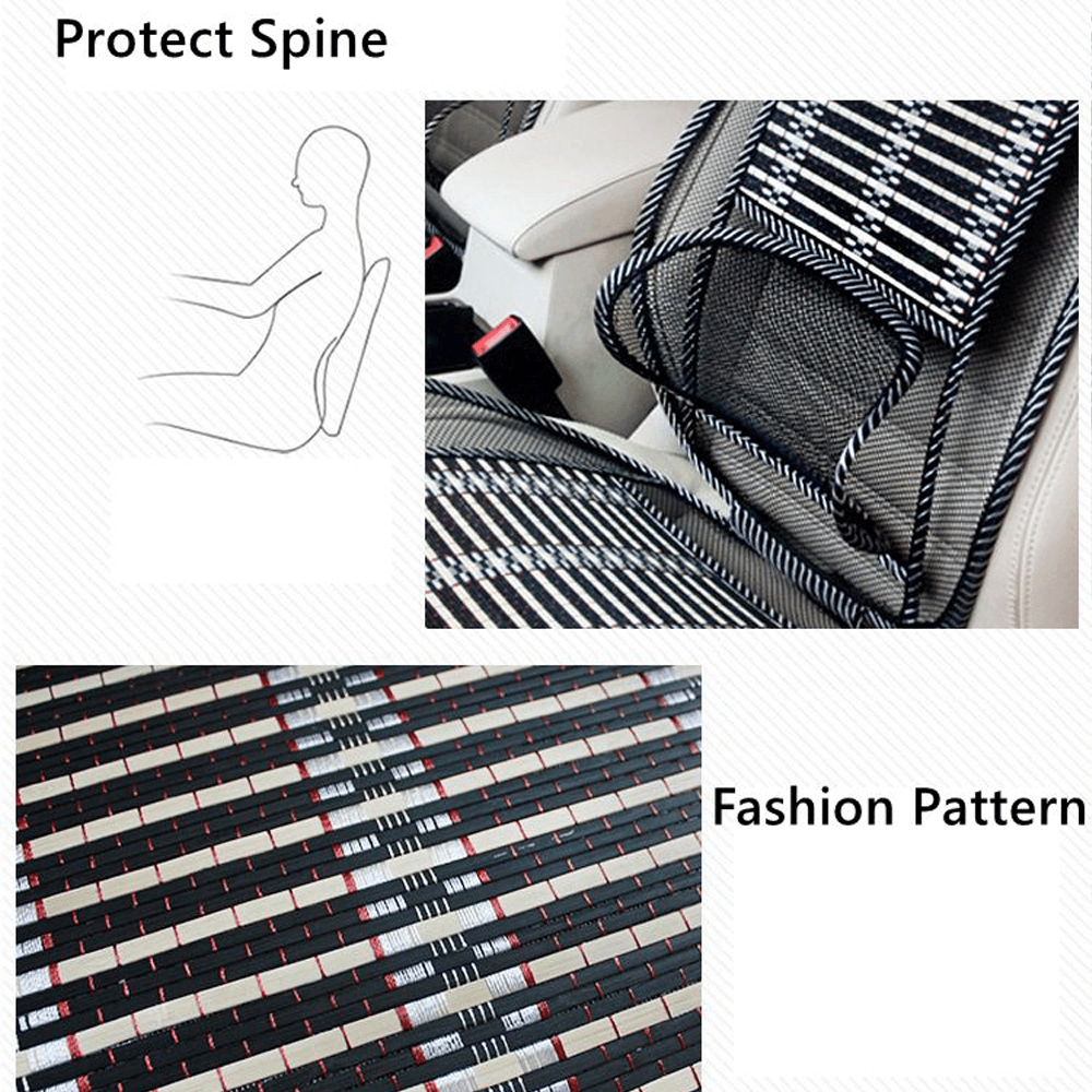 Ergonomic Bamboo Car Seat Pad