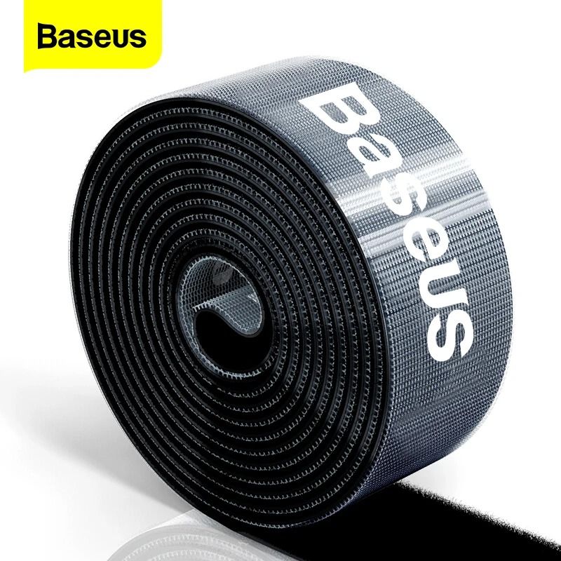 Baseus Free Cut Cable Organizer – High-Performance Reusable Wire Ties & Charger Protector