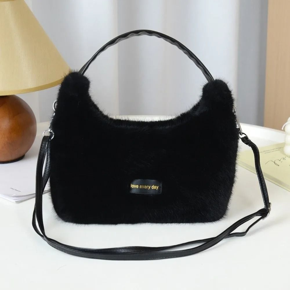 Winter Luxury Faux Fur Shoulder and Crossbody Bag