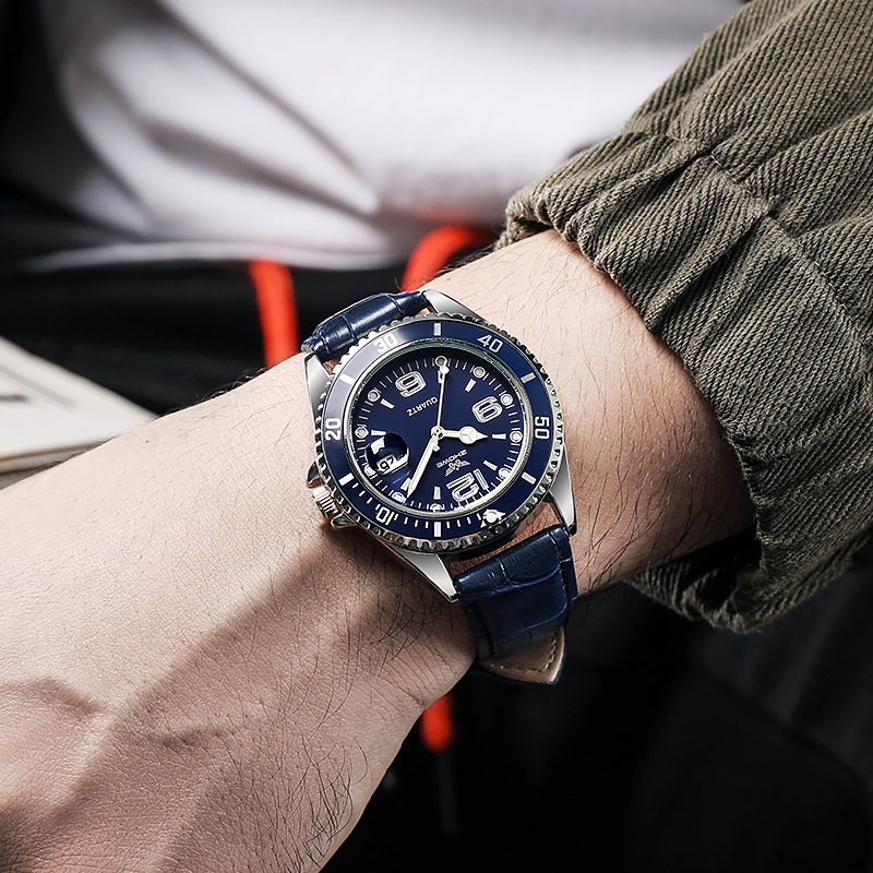 Luxury Business Waterproof Men Watch, New Top Brand Man Wristwatch, Quartz Leather Men's Watches Handsome