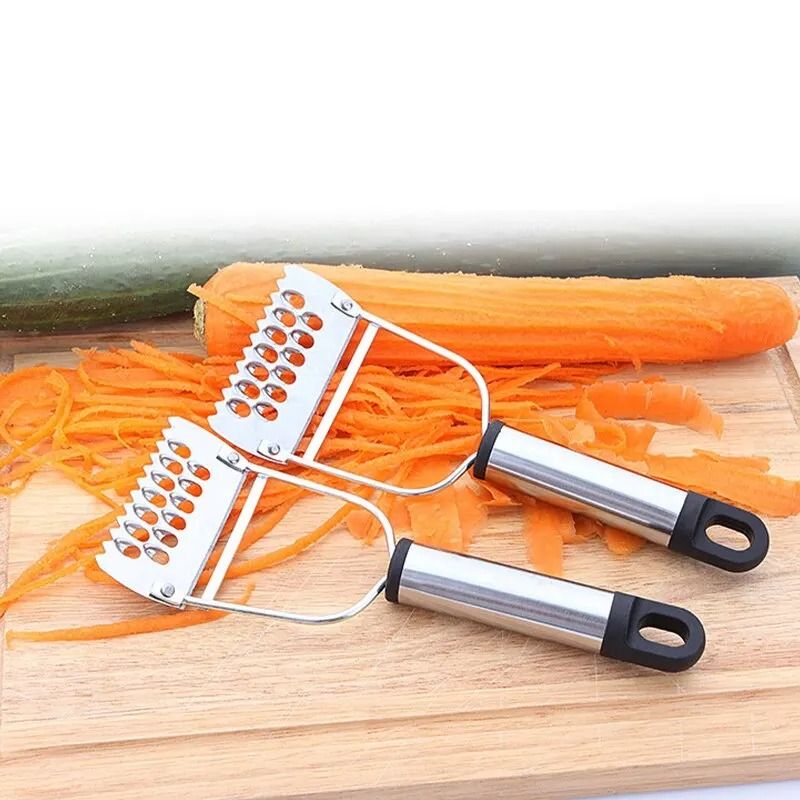 Wide-Blade Stainless Steel Vegetable Peeler