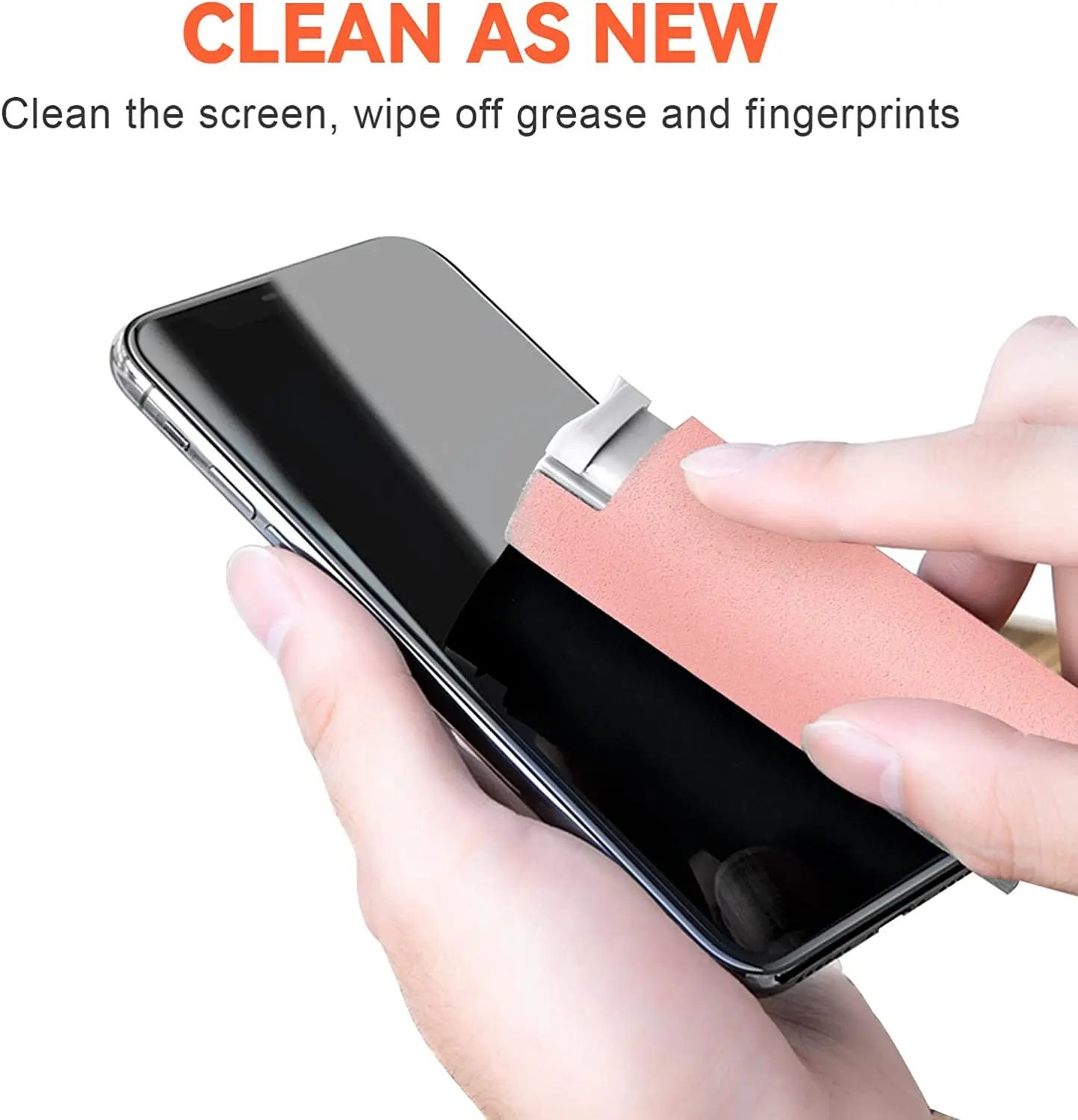2 in 1 Microfiber Screen Cleaner Spray Set