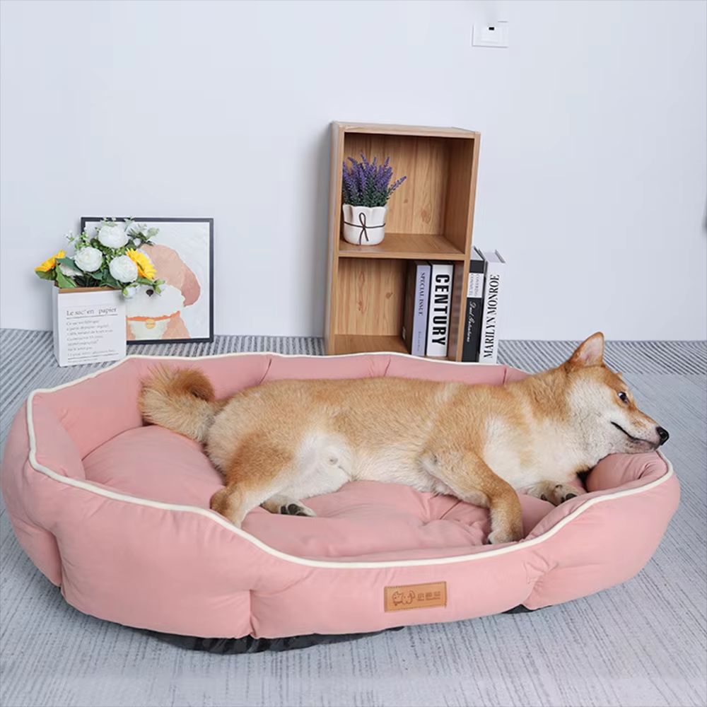 Pet Sofa Sleeping Bed Large Dog Bed House for Cats Big Space Winter Warm Dog Cushion