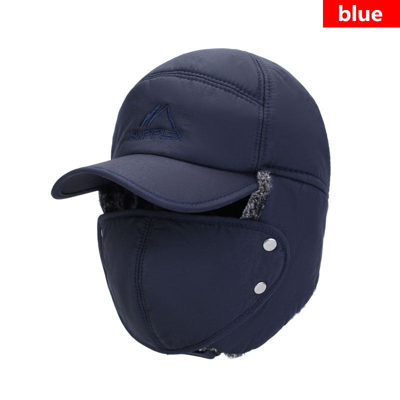 Skiing Soft Extreme Cold Baseball Hat, Winter Warm Artificial Fur Hat for Men and Women, Outdoor Fishing Hat